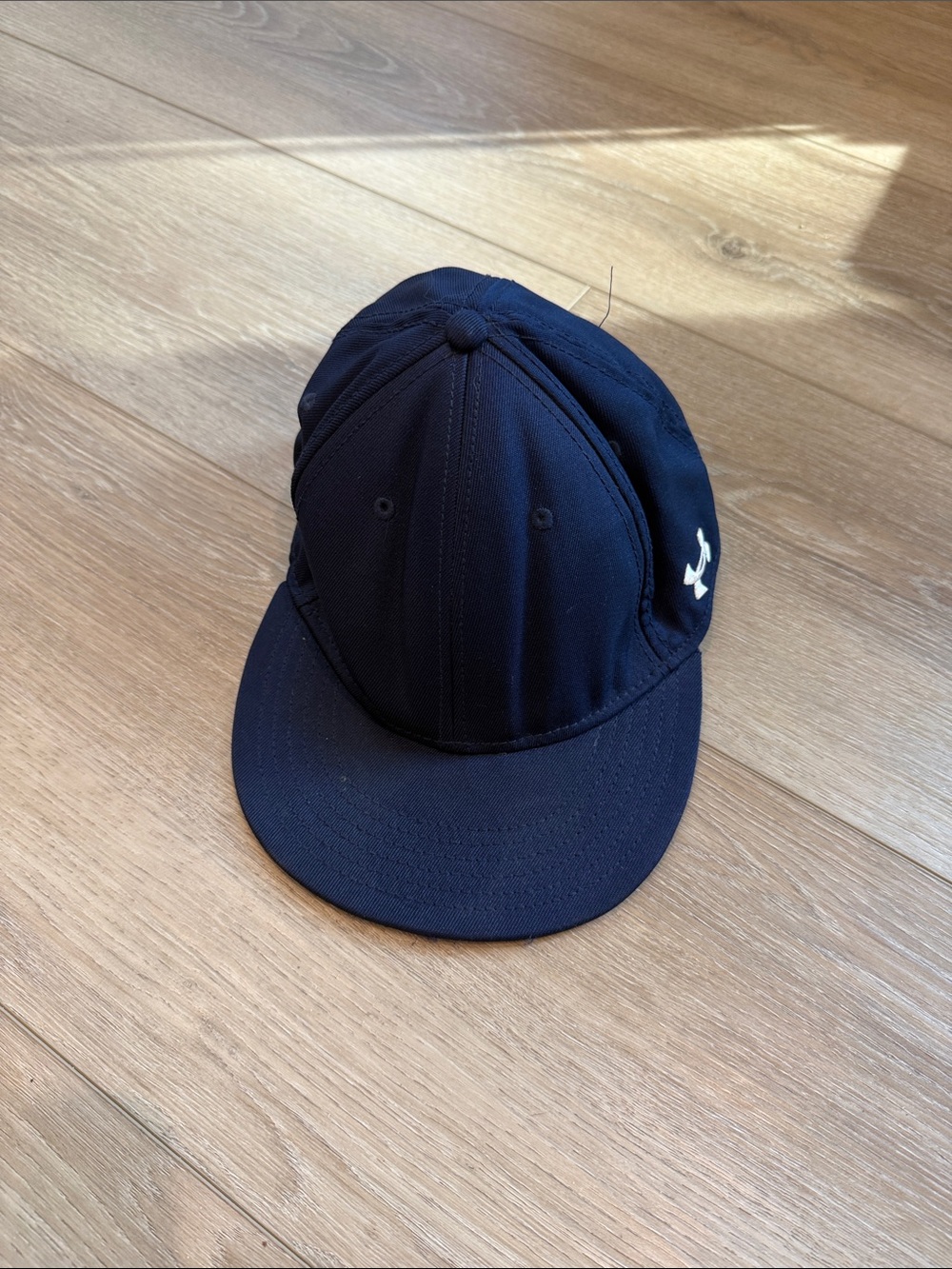Under Armour Navy and Gray Performance Cap flat rim